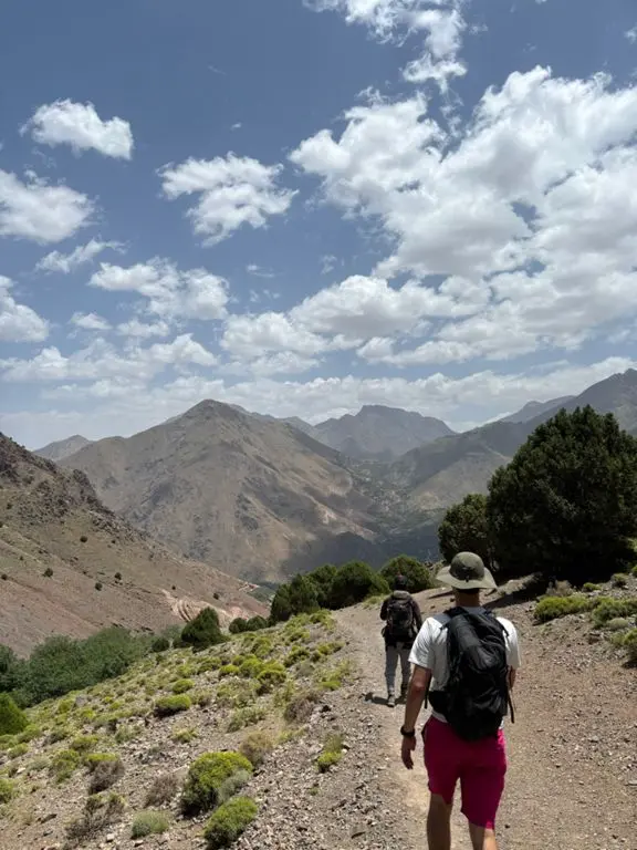 Hiking in the Arghen Valley